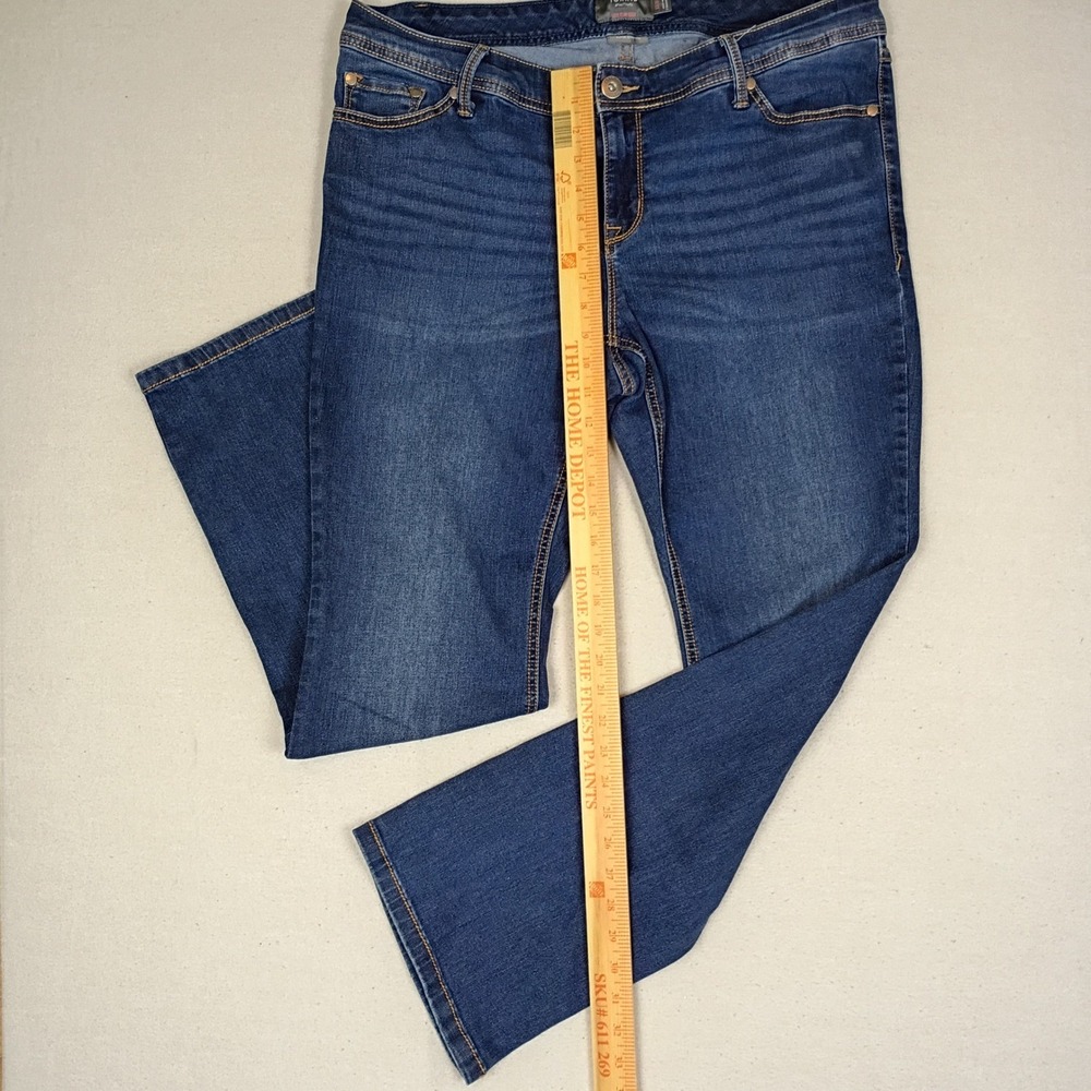 Torrid Womens 16R Luxe Slim Boot Super Stretch Jeans Medium Dark Wash Mid Rise - Picture 11 of 16